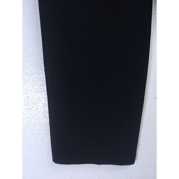 St John Black Wide Leg Trouser Pants Size 10 - Picture 7 of 8